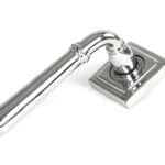 Polished Marine SS (316) Newbury Lever on Rose Set (Square)