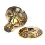 Aged Brass Beehive Centre Door Knob 3