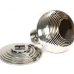 Polished Nickel Beehive Centre Door Knob - Image 2