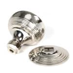 Polished Nickel Beehive Centre Door Knob 3