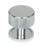 Polished Chrome Brompton Cabinet Knob - 32mm (Plain)