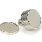 Polished Nickel Brompton Cabinet Knob - 32mm (Plain) - Image 2
