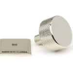 Polished Nickel Brompton Cabinet Knob - 32mm (Square) - Image 2