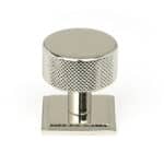 Polished Nickel Brompton Cabinet Knob - 32mm (Square)