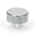 Polished Chrome Brompton Cabinet Knob - 38mm (No rose)