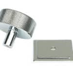 Polished Chrome Brompton Cabinet Knob - 38mm (Square) 3