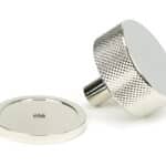 Polished Nickel Brompton Cabinet Knob - 38mm (Plain) - Image 2