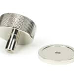 Polished Nickel Brompton Cabinet Knob - 38mm (Plain) 3