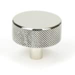 Polished Nickel Brompton Cabinet Knob - 38mm (No rose)
