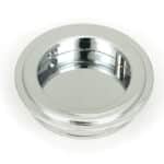 Polished Chrome 60mm Art Deco Round Pull