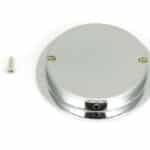 Polished Chrome 75mm Plain Round Pull - Image 2