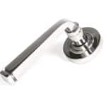 Polished Marine SS (316) Avon Round Lever on Rose Set (Plain)
