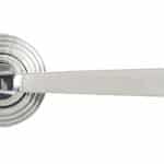 Polished Marine SS (316) Avon Round Lever on Rose Set (Beehive) - Image 2