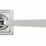 Polished Marine SS (316) Avon Round Lever on Rose Set (Square) - Image 2
