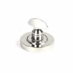 Polished Marine SS (316) Round Thumbturn Set (Plain) - Image 2