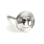 Polished Marine SS (316) Round Thumbturn Set (Beehive) 3