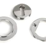 Polished Marine SS (316) Round Escutcheon (Plain) 3