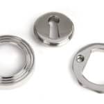 Polished Marine SS (316) Round Escutcheon (Beehive) 3