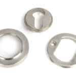 Satin Marine SS (316) Round Euro Escutcheon (Plain) 3