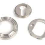 Satin Marine SS (316) Round Euro Escutcheon (Beehive) 3