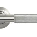 Satin Marine SS (316) Brompton Lever on Rose Set (Art Deco) - Unsprung - Image 2