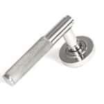 Polished Marine SS (316) Brompton Lever on Rose Set (Plain) - Unsprung
