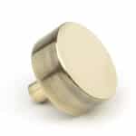 Aged Brass Kelso Cabinet Knob - 38mm (No rose) - Image 2