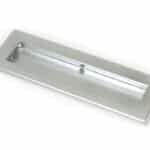 Satin Chrome 175mm Art Deco Rectangular Pull