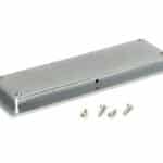 Satin Chrome 175mm Plain Rectangular Pull - Image 2