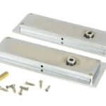Satin Chrome 175mm Art Deco Rectangular Pull - Privacy Set 3