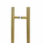 Aged Brass (316) 0.6m T Bar Handle B2B 32mm Ã˜