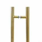 Aged Brass (316) 0.9m T Bar Handle B2B 32mm Ã˜