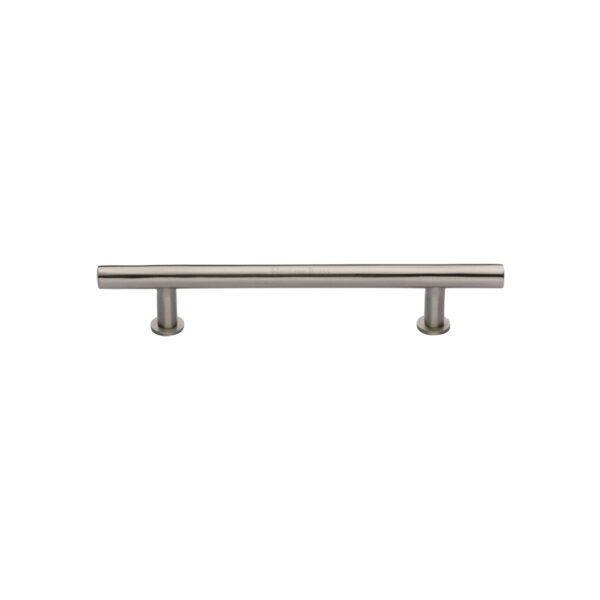 Heritage Brass Cabinet Pull T-Bar Design with 16mm Rose 160mm CTC Matt Black Finish 1