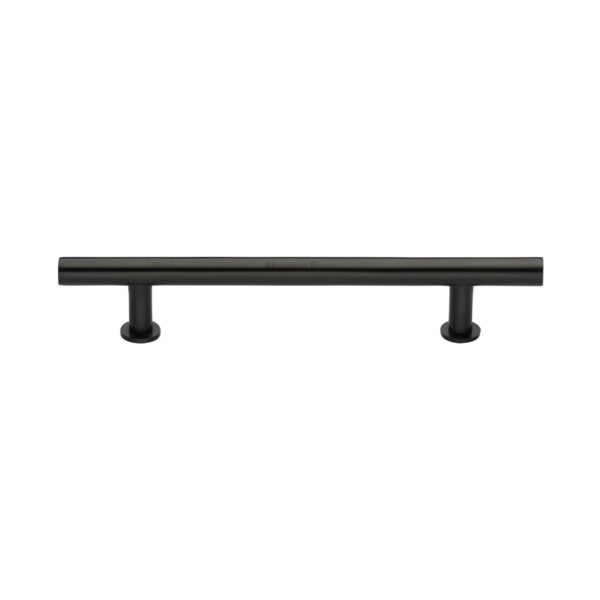 Heritage Brass Cabinet Pull T-Bar Design with 16mm Rose 203mm CTC Polished Nickel Finish 1