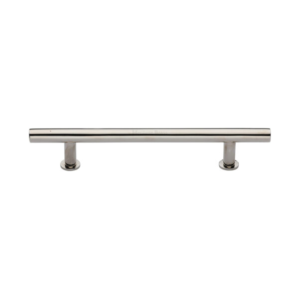 Heritage Brass Cabinet Pull T-Bar Design with 16mm Rose 203mm CTC Satin Nickel Finish 1