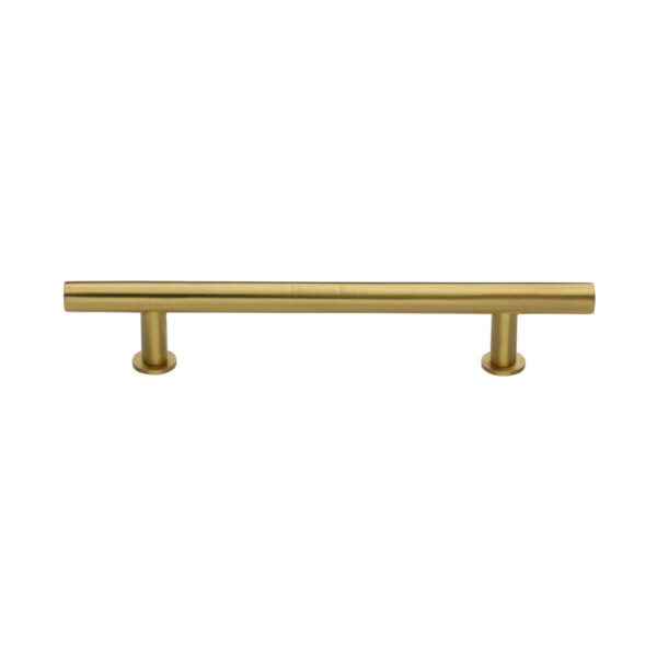 Heritage Brass Cabinet Pull T-Bar Design with 16mm Rose 203mm CTC Satin Rose Gold Finish 1