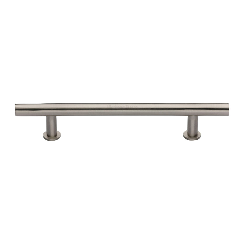 Heritage Brass Cabinet Pull Traditional Design 203mm CTC Matt Black Finish 1