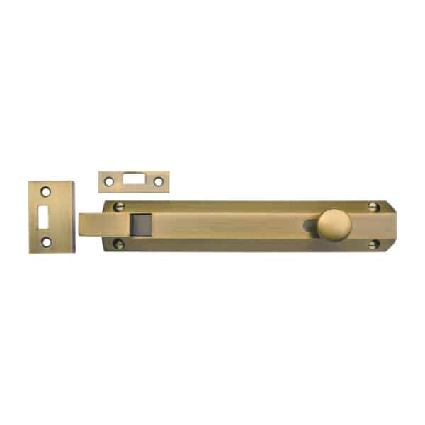 Flush Pull Handle 4" Polished Brass finish 1