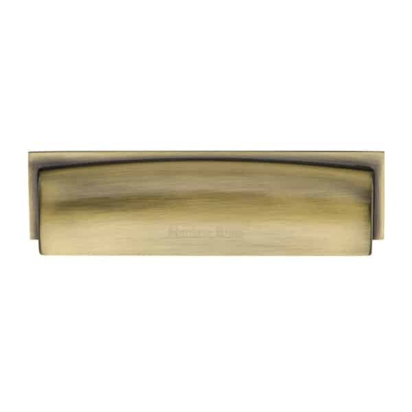 Heritage Brass Cabinet Knob Rectangular Design 47mm Polished Nickel finish 1