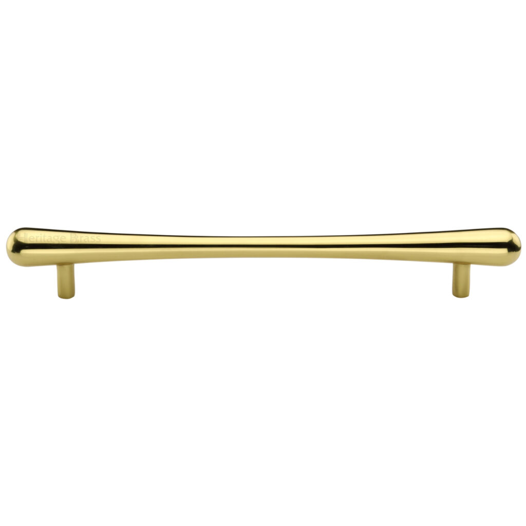 Heritage Brass Cabinet Pull Slim Metro Design 128mm CTC Antique Brass finish 1