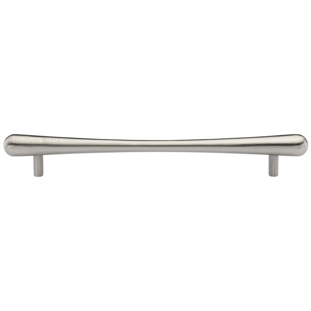 Heritage Brass Cabinet Pull Slim Metro Design 128mm CTC Satin Brass finish 1