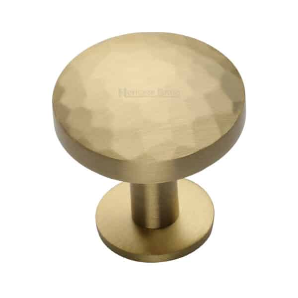 Heritage Brass Cabinet Knob Knurled Disc Design 38mm Matt Bronze finish 1