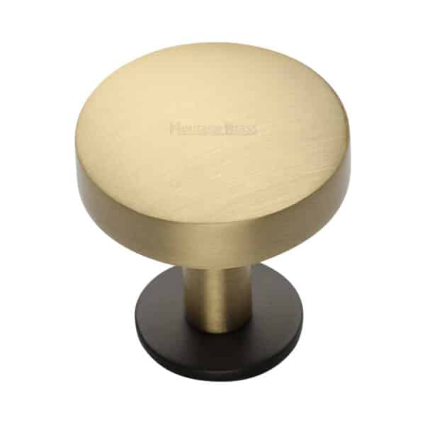 Heritage Brass Cabinet Knob Domed Design 32mm Polished Brass finish 1