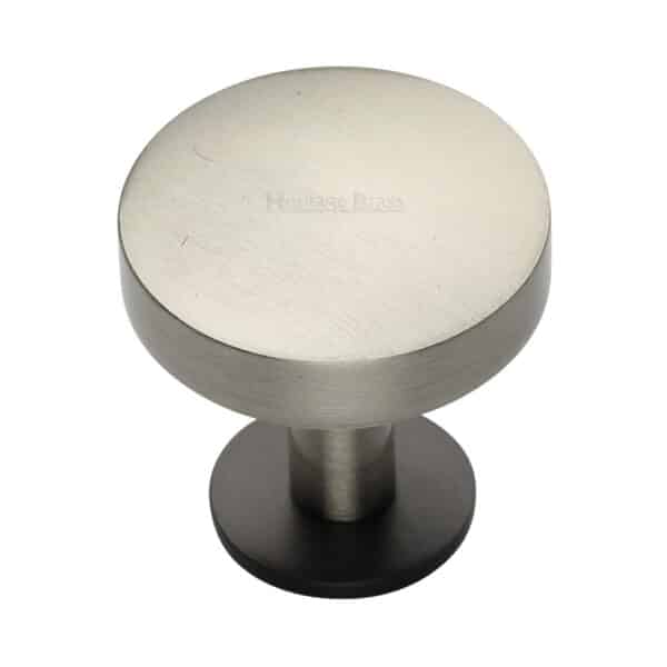 Heritage Brass Cabinet Knob Domed Design 32mm Polished Chrome finish 1