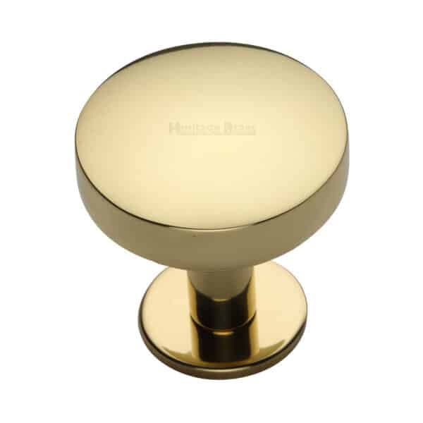 Heritage Brass Cabinet Knob Domed Design 32mm Satin Brass finish 1