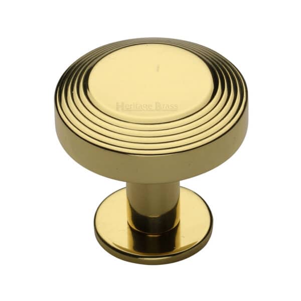 Heritage Brass Cabinet Knob Round Bead Design 32mm Matt Bronze finish 1