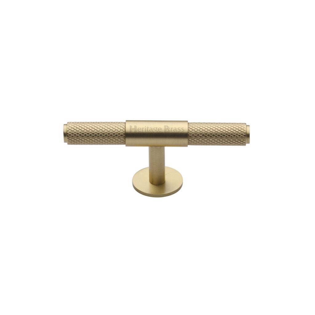 Heritage Brass Cabinet Pull Wide Metro Design 160mm CTC Satin Chrome Finish 1