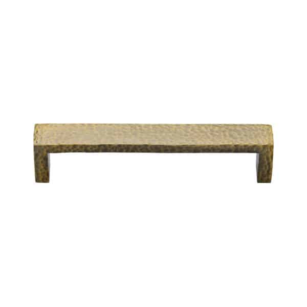 Heritage Brass Cabinet Pull Square Design 128mm CTC Antique Brass finish 1