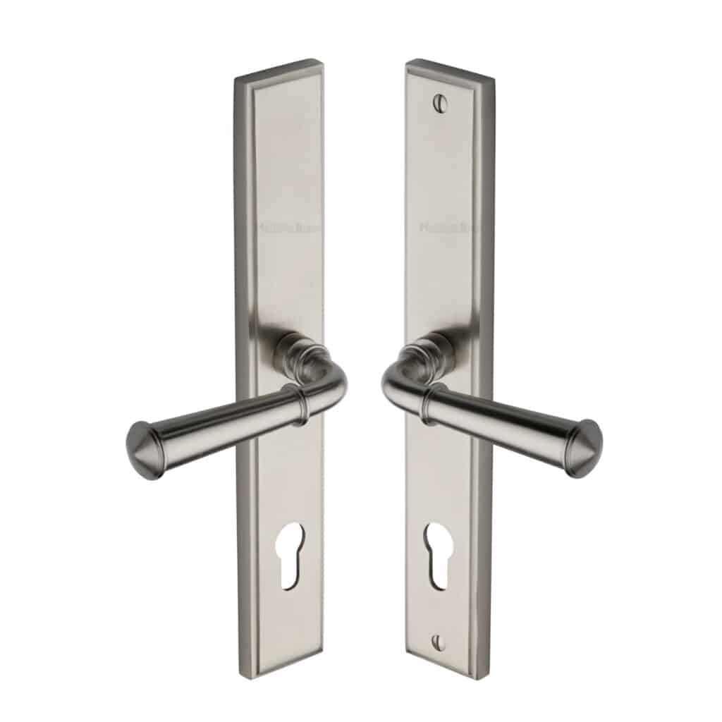 Project Hardware Door Handle for Bathroom Luca Design Polished Brass Finish 1