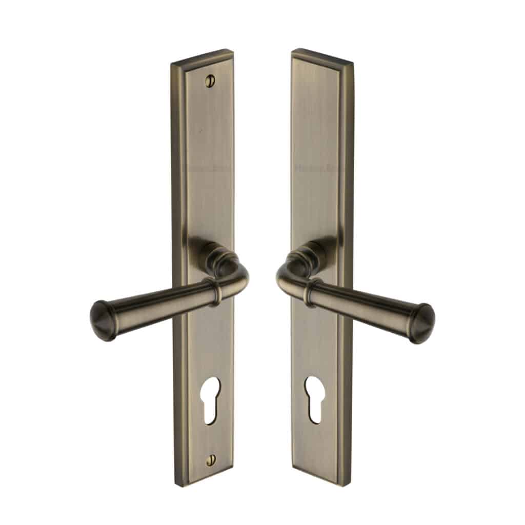 Project Hardware Door Handle for Bathroom Luca Design Polished Chrome Finish 1